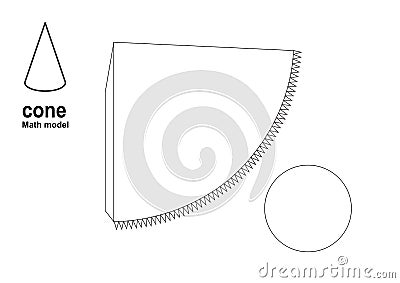 3d model maths shapes Patterns print perfectly on A4 and standard letter size paper.Â  To enlarge or minimize use a photocopier.Â  Vector Illustration